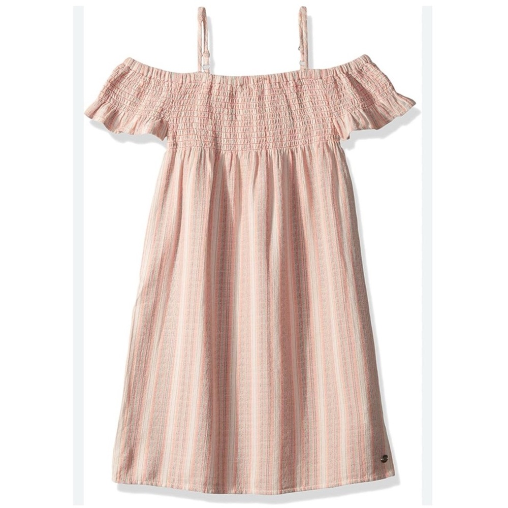Roxy Girls' Big Smocky Sun Off The Shoulder Dress